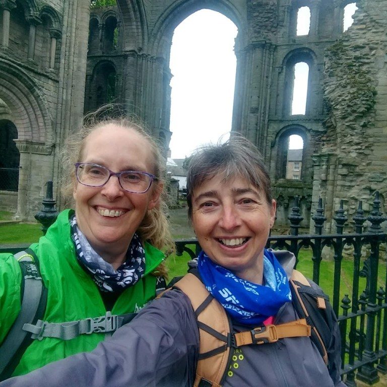 Start of the Borders Abbey Way: Kelso to melrose