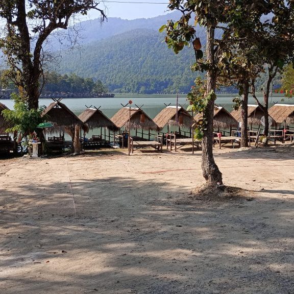 View across Huai Tung Tao Lake near Chiang Mai