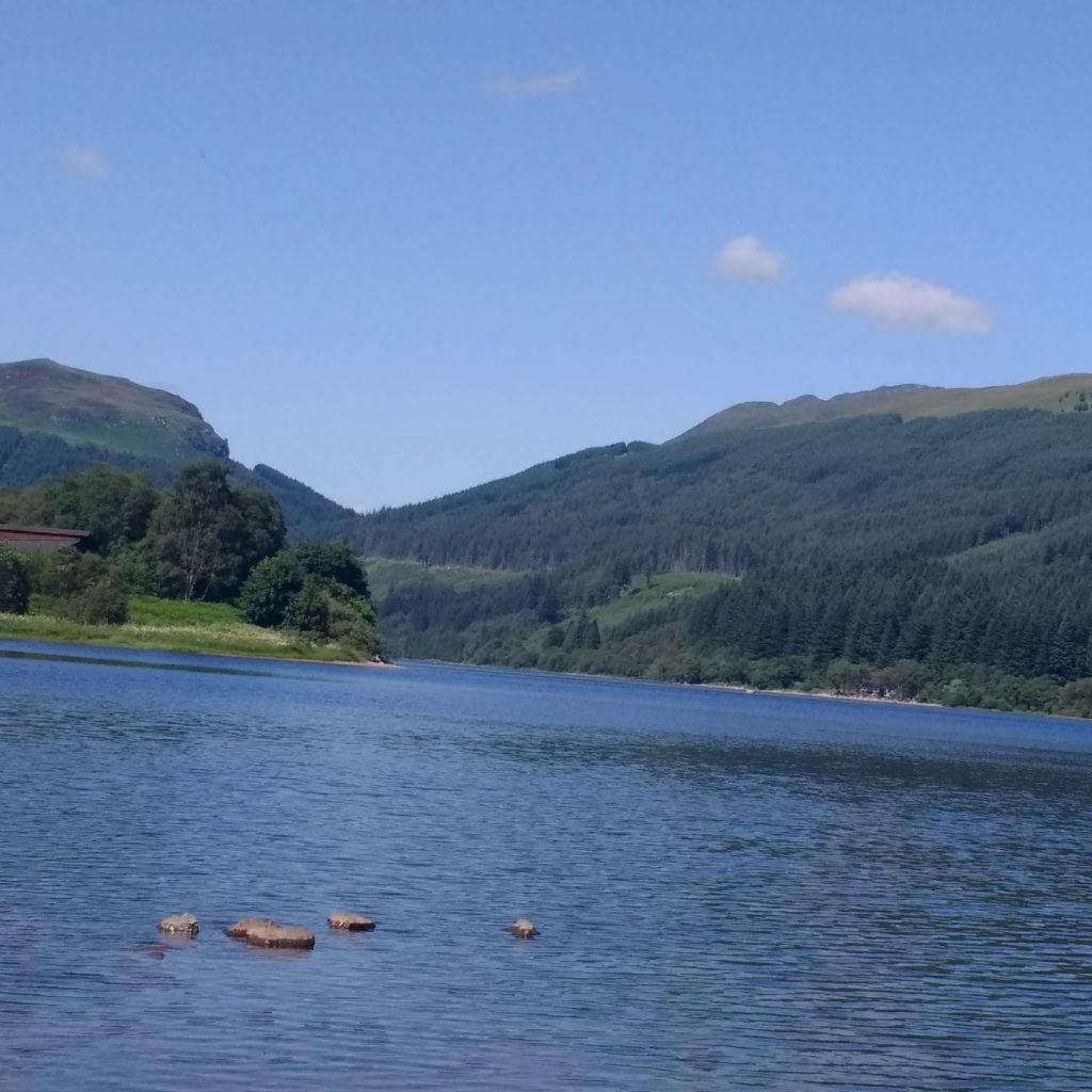 Wild swimming in Stirlingshire - Loch Lubnaig